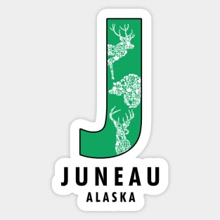 Juneau Alaska. Sticker